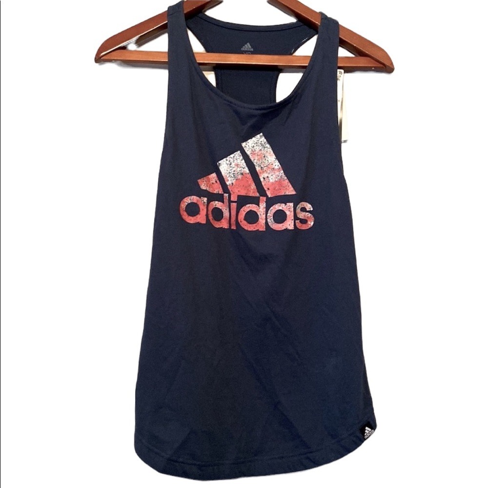 Adidas Navy Blue Tank Top Shirt